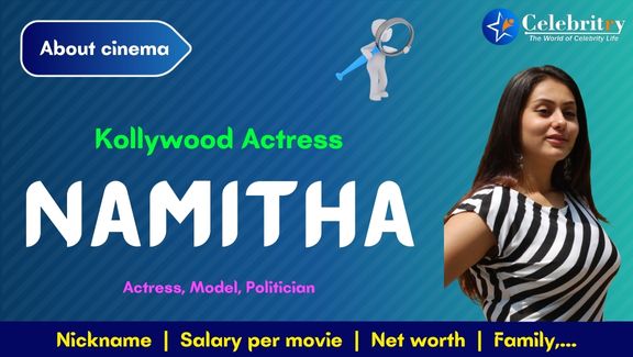 Actress Namitha Biography, Age, Height, Weight, Life Story, Education, Movie list, Career, Awards, Family, Net Worth